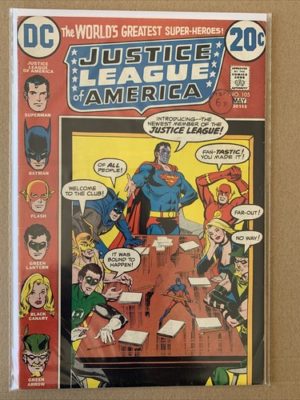 DC Comics Justice League of America #105 Bronze Age Solid Condition