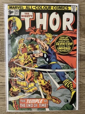 Marvel Comics Mighty Thor #245 1st App He Who Remains Key 1976 Bronze Age