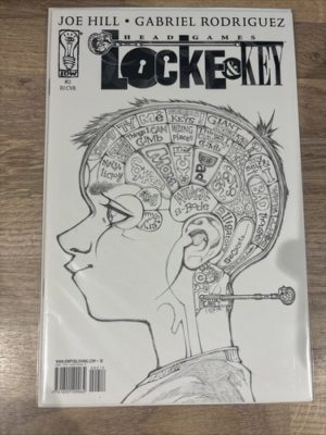 IDW Comics Locke & Key  Head Games #2 Retailer Incentive Sketch Variant 2009