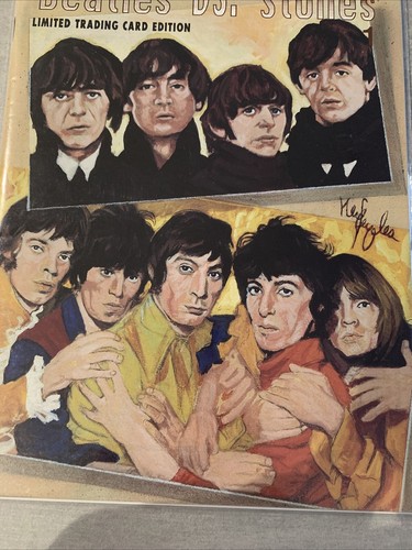 Celebrity Books The Beatles VS The Rolling Stones Very Rare Trading Card Edition - Image 6