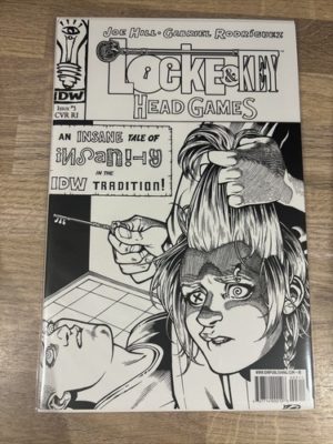IDW Comics Locke & Key  Head Games #3 Retailer Incentive Sketch Variant 2009