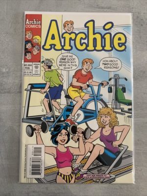 Archie Comics Archie #504 Fitness Cover Scarce In Uk 2001