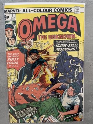 Marvel Comics Omega The Unknown #1 1976 Bronze Age