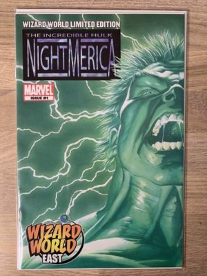 Marvel Comics The Incredible Hulk #1 Night America Wizard World East Variant