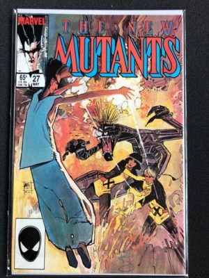 Marvel Comics The New Mutants 1985 #27 Signed Bill Sienkiewicz Solid Condition
