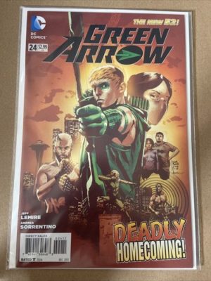 DC Comics New 52 Green Arrow #24 1st App John Diggle Key