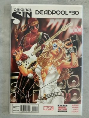Marvel Comics Original Sin Deadpool #30 Dazzler Cover 2014