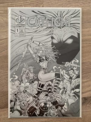 Lightning Comics Catfight #1 Platinum Sealed