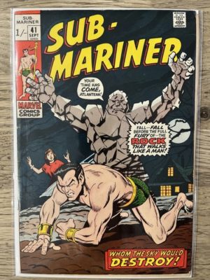 Marvel Comics Sub-Mariner #41 1971 Bronze Age
