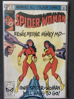 Marvel Comics Spider-Woman #25 Classic Cover Bronze Age Solid Condition