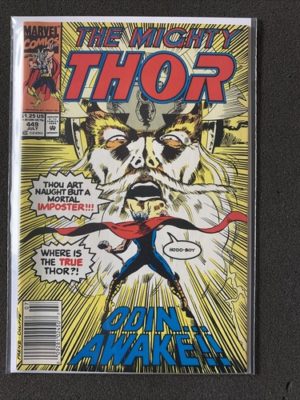 Marvel Comics The Mighty Thor #449 Rare Newsstand Variant Lovely Condition