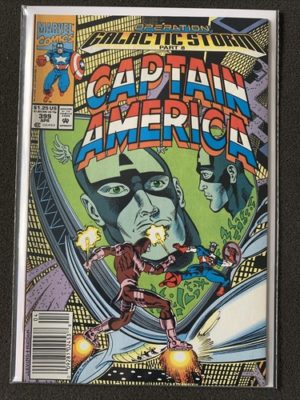 Marvel Comics Captain America #399 Rare Newsstand Variant Lovely Condition