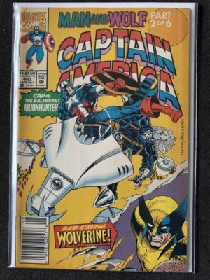 Marvel Comics Captain America #403 Rare Newsstand Variant Lovely Condition