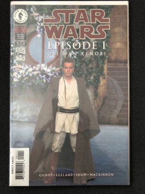 Dark Horse Comics Star Wars Episode I Obi-Wan Kenobi Glow In The Dark Variant