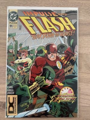 DC Comics Impulse And Flash  #95 Very Scarce DC Universe Logo 1994