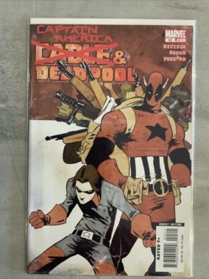 Marvel Comics Captain America & Deadpool #45 SKOTTIE Young Cover 2007