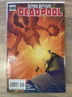 Marvel Comics Deadpool Dark Reign #14 Rare 2nd Print Variant 2009