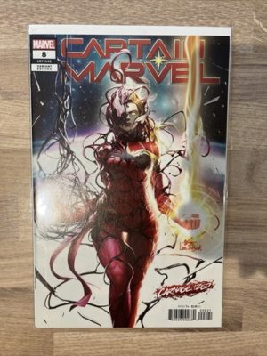 Marvel Comics Captain Marvel #8 1st Appearance Star  Carnage -Ized Variant