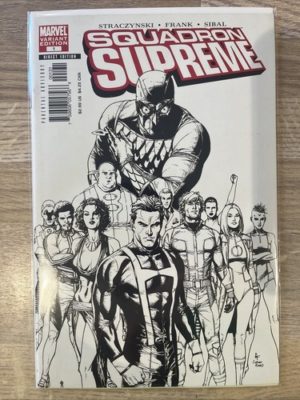 Marvel Comics Squadron Supreme #1 2006 1:35 Frank Sketch Variant Rare
