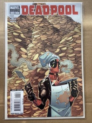 Marvel Comics Deadpool #16 2nd Printing Variant Low print Run Scare