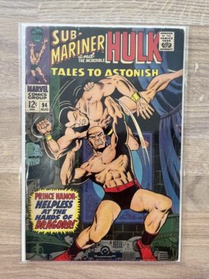 Marvel Comics Sub-Mariner And The Incredible Hulk #94 1967 Silver Age