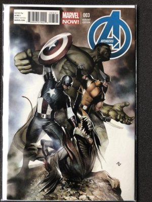 Marvel Comics Now Avengers #3 Rare Adi Granov Variant Lovely Condition