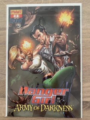 IDW Comics Danger Girl #1 Army Of Darkness J Scott Campbell Cover 2011