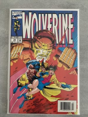 marvel comics Wolverine #74 1993 Very Rare Newsstand Variant