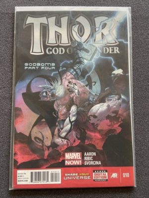Marvel Comics Thor God Of Thunder #10 Lovely Condition