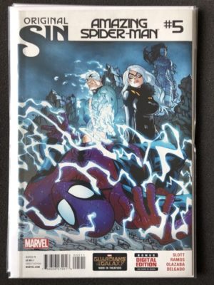 Marvel Comics Original Sin Amazing Spider-Man #5 2nd App Silk Lovely Condition