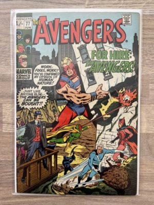 Marvel Comics The Avengers #77 Bronze Age 1970