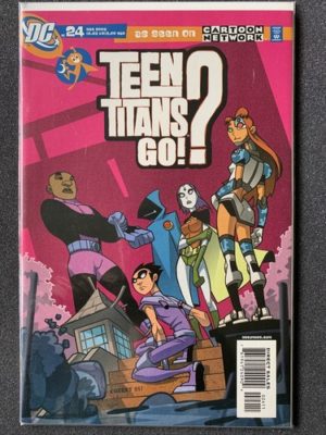 DC Comics Teen Titans Go #24 Very Rare Cartoon Network Lovely Condition