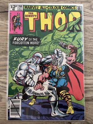 Marvel comics The Mighty Thor #288 1979 Bronze Age