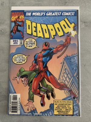 Marvel Comics Deadpool 11 Very Scarce AF 15 Homage Low Print Run 1997