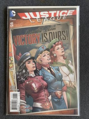 DC Comics Justice League #43 Bombshell Variant Lovely Condition