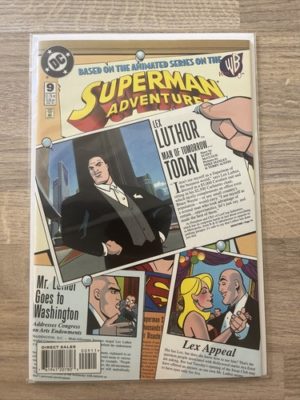DC Comics Superman Adventures #9 1997 Animated Low Print Run
