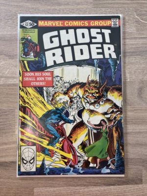 Marvel Comics Ghost Rider #53 1981 Bronze Age Cents