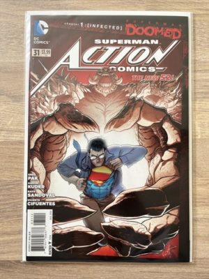DC Comics Superman action #31 2014 Very Rare second printing variant