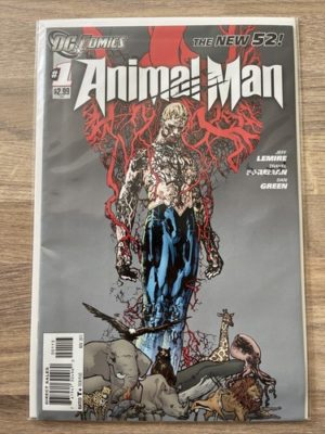 DC Comics Animal man #1 2011 Rare third printing variant