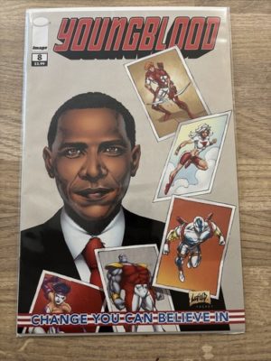 Image Comics Youngblood #8 2009 Obama Variant