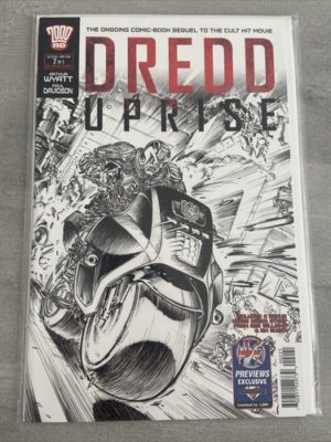 2000AD DREDD UPRISING #2 PREVIEWS EXCLUSIVE OCTOBER 2014 1ST PRINT NM