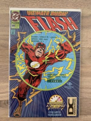DC Comics Flash #99 Very Rare DC Universe Logo 1995