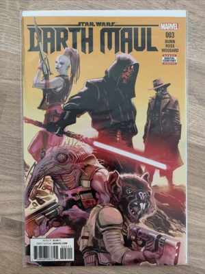 Marvel Comics Star Wars Darth Maul #3 KEY 1st Cover App Cadbane 2017