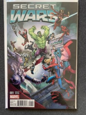 Marvel Comics Secret Wars #1 Rare 2nd Printing Variant Lovely Condition