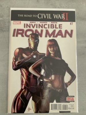 Marvel Comics Invincible Iron Man # 7 1st Cameo App RIRI Williams 2016