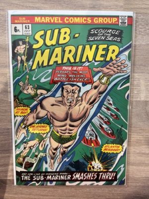 Marvel Comics Sub -Mariner #63 Bronze Age 1973