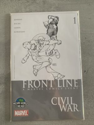 Marvel Comics Civil War #1 Turner Variant Wizard World Chicago HOT