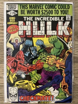 Marvel Comics Incredible Hulk #9 1980 Bronze Age King Size Annual