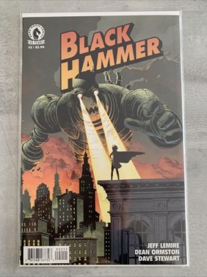 Dark Horse Comics Black Hammer #2 Key 1st Cameo Sherlock Frankenstein 1st Print