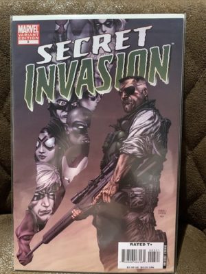 Marvel Comics Secret Invasion #3 2008 Variant Cover